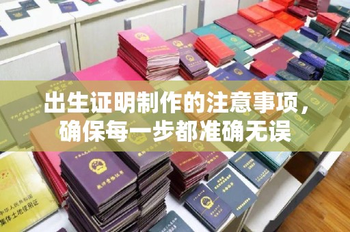 扶绥出生证明制作的注意事项，确保每一步都准确无误