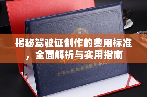 扶绥揭秘驾驶证制作的费用标准，全面解析与实用指南